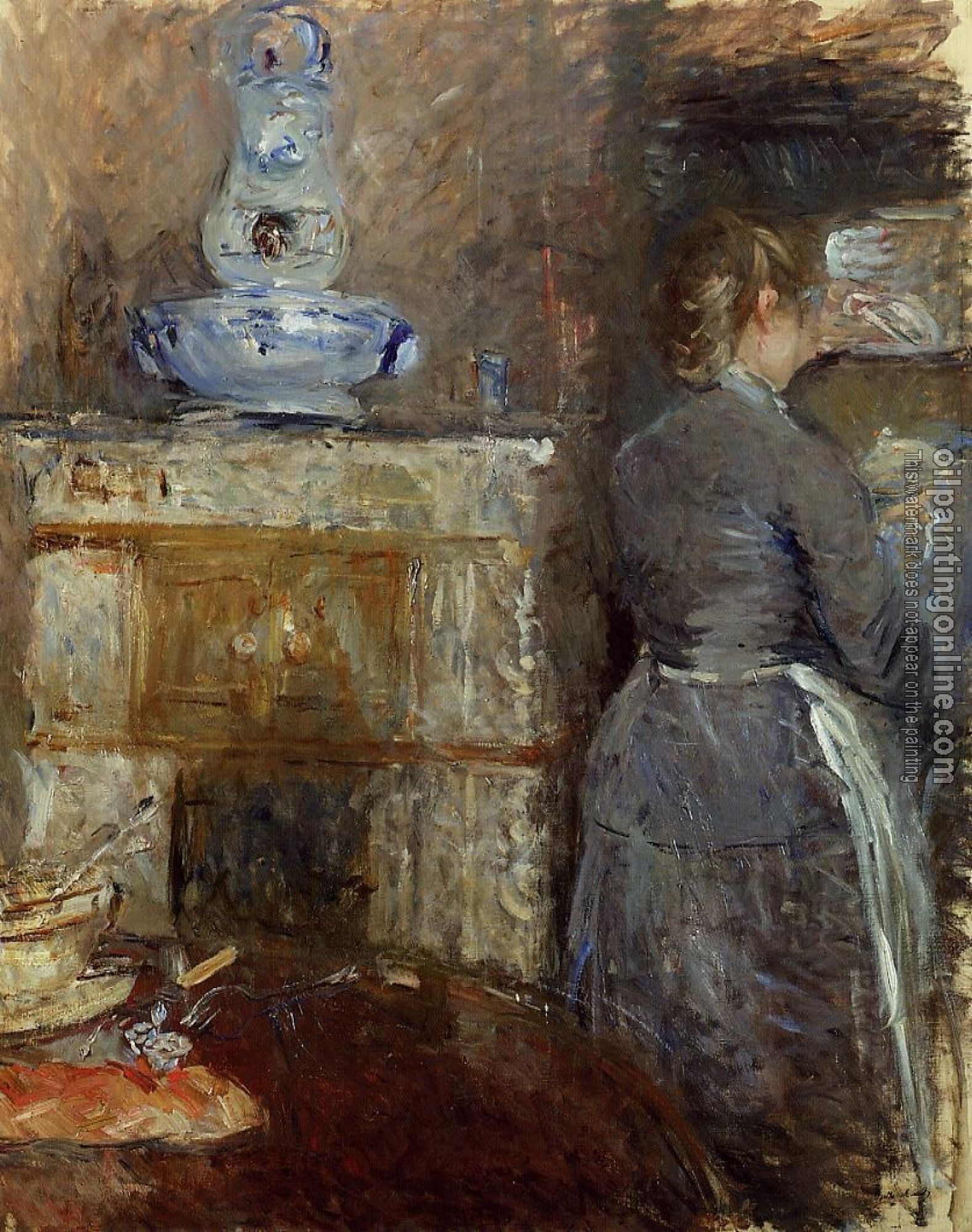 Morisot, Berthe - The Dining Room of the Rouart Family